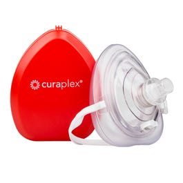 Curaplex CPR Pocket Mask with O2 Inlet Curaplex CPR Pocket Mask with O2 Inlet