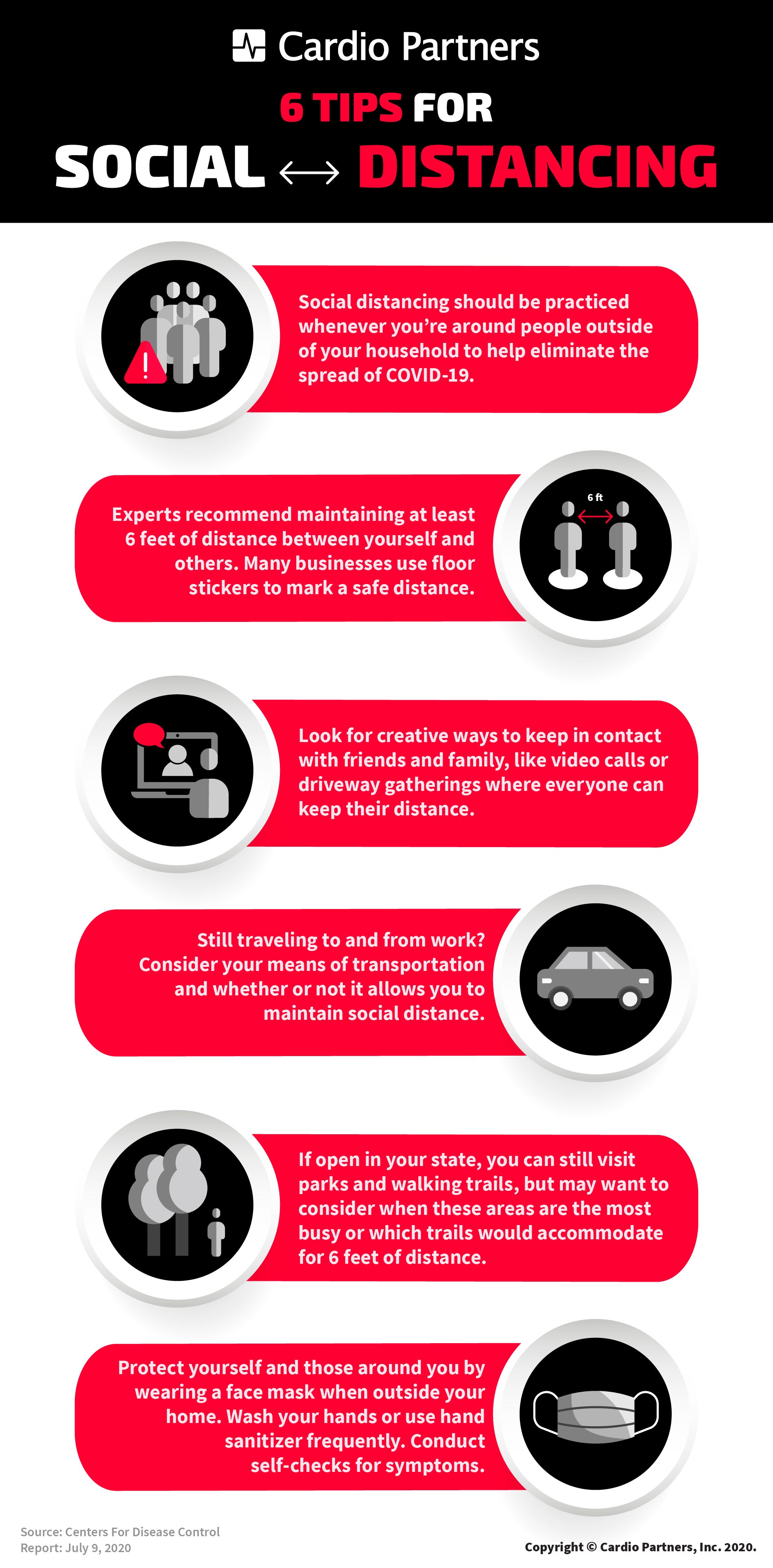 Social Distancing Infographic