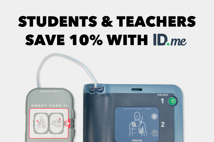 school discount on AEDs