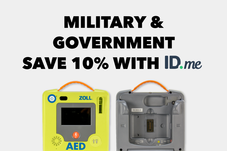 military discount on AEDs