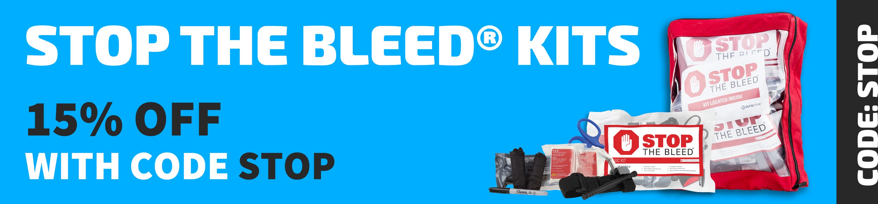 15% Off With Code STOP On STOP THE BLEED KITS